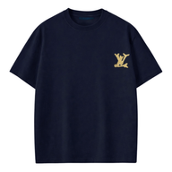 Its24heartz T-Shirt 1109 in black with a crew neck and short sleeves, displayed flat on a white background.