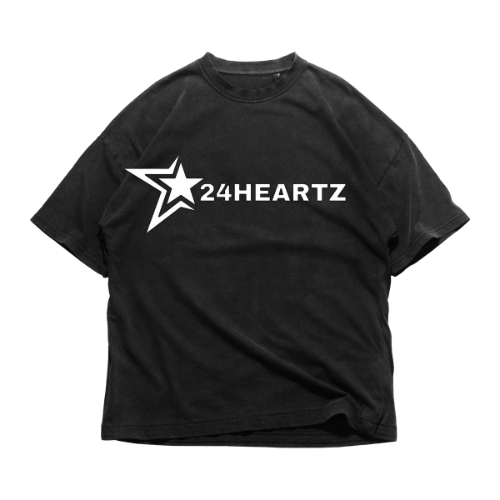 24Heartz T-Shirt featuring a casual design in a vibrant color, displayed flat on a neutral background.