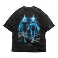24Heartz Astral T-Shirt featuring a unique design in vibrant colors, displayed on a plain background.