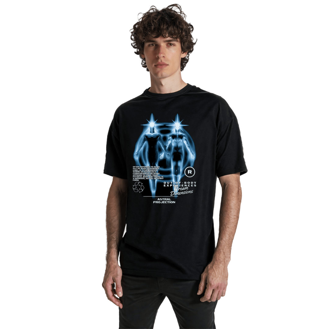 24Heartz Astral T-Shirt featuring a unique graphic design on a comfortable, casual fit shirt.
