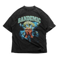 24Heartz Bandemic T-Shirt featuring a graphic print on a casual, comfortable fit.