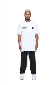 24Heartz T-Shirt featuring a Belgium badge design on a casual shirt with a comfortable fit.