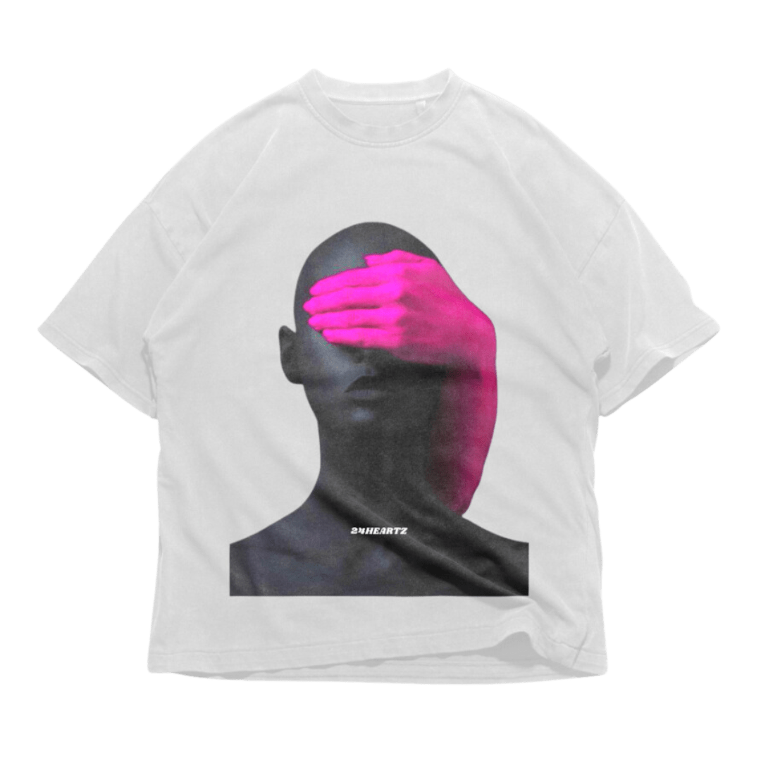 24Heartz T-Shirt featuring a unique design, displayed on a flat surface with vibrant colors and soft fabric texture.