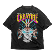 24Heartz creatine T-shirt featuring a bold graphic design on a comfortable fabric.