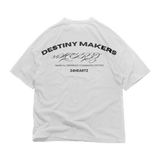 24Heartz T-Shirt featuring the Destiny Makers design in a casual style, showcasing vibrant colors and a comfortable fit.