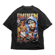 Eminem graphic T-shirt by 24Heartz featuring a bold design and comfortable fit for casual wear.