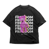 24Heartz Freedom T-Shirt featuring a vibrant graphic design on a soft cotton fabric. Perfect for casual wear.