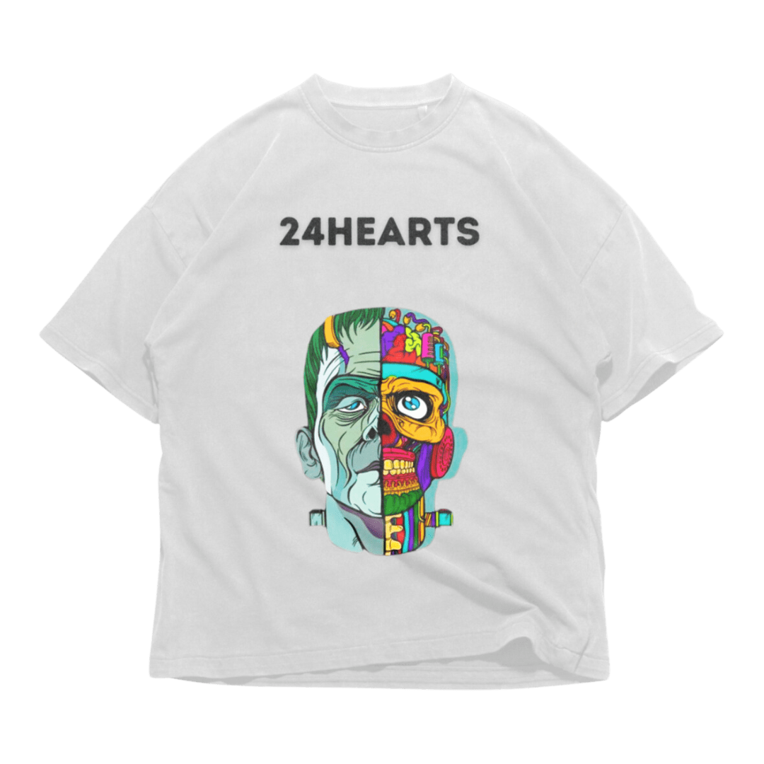 24Heartz Fstein T-shirt in a casual style with a unique graphic design and comfortable fabric.
