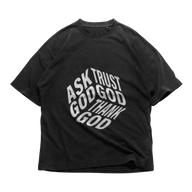 24Heartz God's Plan T-Shirt in a casual style, featuring a graphic design on a soft, comfortable fabric.