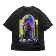 24Heartz Humanity T-Shirt in a casual style, featuring a graphic design on soft fabric.
