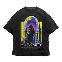 24Heartz Humanity T-Shirt in a casual style, featuring a graphic design on soft fabric.