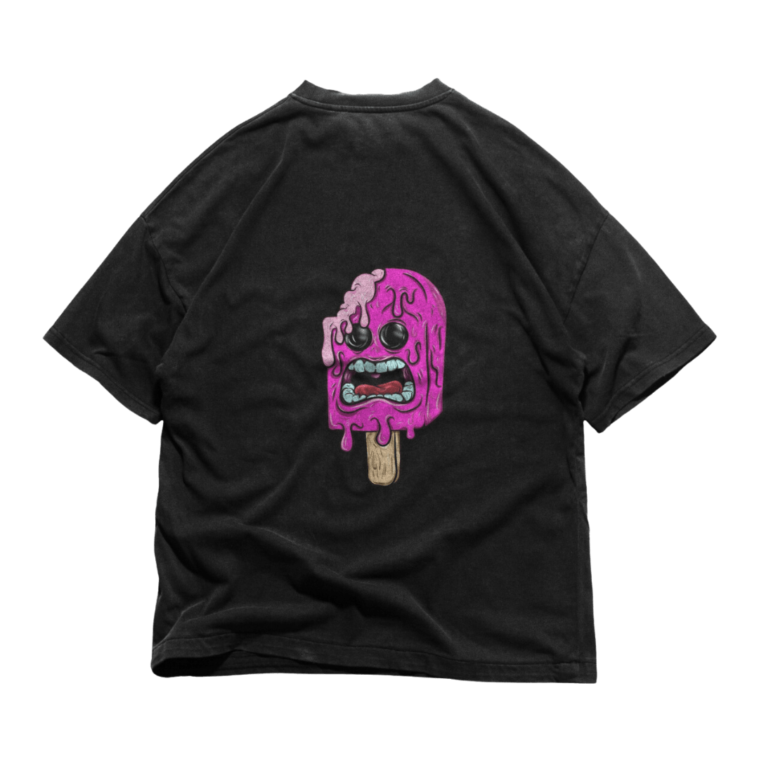 24Heartz ice cream t-shirt featuring a colorful ice cream graphic on a soft fabric background.