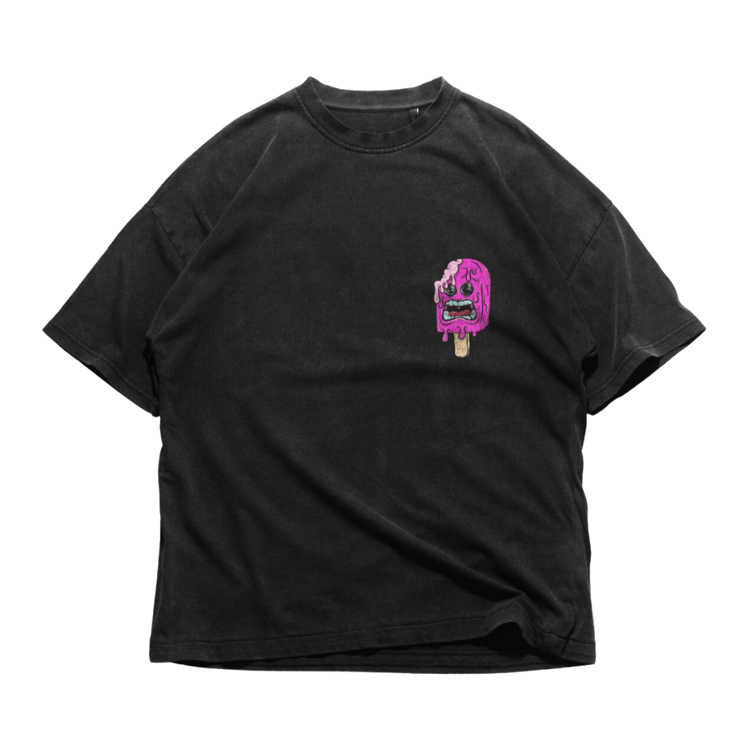 24Heartz ice cream t-shirt featuring a colorful ice cream graphic on soft cotton fabric.