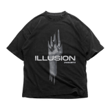 24Heartz Illusion T-Shirt featuring a unique design and vibrant colors on a soft fabric.