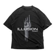 24Heartz Illusion T-Shirt featuring a unique design and vibrant colors on a soft fabric.