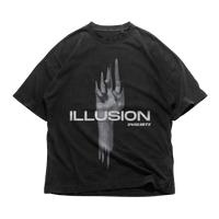 24Heartz Illusion T-Shirt featuring a unique design and vibrant colors on a soft fabric.
