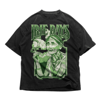 24Heartz Irie Days T-Shirt featuring a colorful design on a casual short-sleeve shirt.