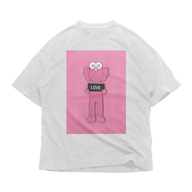 24Heartz Kaws Love T-Shirt featuring a colorful graphic design on a comfortable cotton fabric.