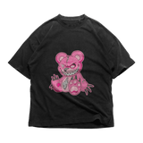 24Heartz killer teddy bear t-shirt featuring a playful graphic design on a soft fabric background.