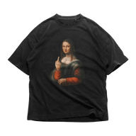 24Heartz Mona Lisa T-Shirt featuring a classic artwork print on a comfortable fabric in a casual style.