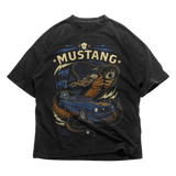 24Heartz Mustang T-Shirt featuring a bold graphic design on a casual fit, perfect for everyday wear.