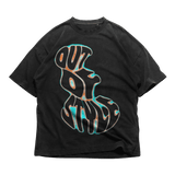 24Heartz Out of Style T-Shirt in a casual fit, featuring a unique graphic design and soft fabric texture.