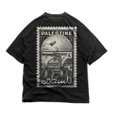 24Heartz Palestine T-Shirt featuring a colorful graphic design on a classic fit cotton tee.