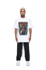 Rottweiler graphic T-shirt by 24Heartz featuring a bold design on a classic fit shirt.