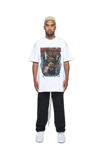 Rottweiler graphic T-shirt by 24Heartz featuring a bold design on a classic fit shirt.