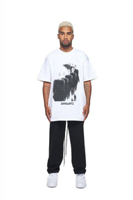 24Heartz Silence T-Shirt featuring a minimalist design in a soft fabric displayed on a mannequin.