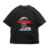 Men's T-Shirt featuring a statue design by 24Heartz, showcasing a casual style and comfortable fit.