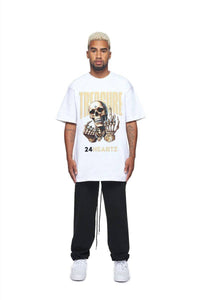 24Heartz Treasure T-Shirt featuring a vibrant design and comfortable fit, perfect for casual wear.