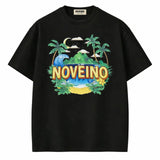 Its24heartz NOV 254 T-Shirt in black, featuring a comfortable fit and stylish design, shown on a plain background.