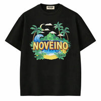 Its24heartz NOV 254 T-Shirt in black, featuring a comfortable fit and stylish design, shown on a plain background.