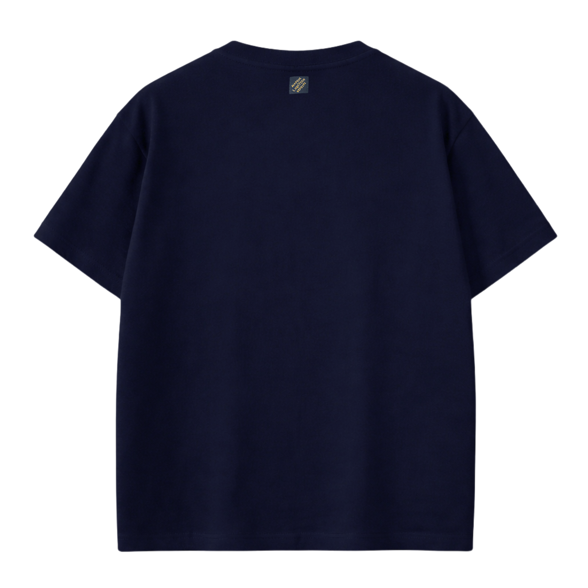 Black Its24heartz T-Shirt with round neckline and short sleeves, casual fit, displayed flat on a white background.
