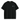 Black Its24heartz T-Shirt with round neckline and short sleeves, casual fit, shown on a white background.