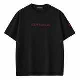 Its24heartz T-Shirts 1107 display a casual, stylish black T-shirt with a comfortable fit and simple design.