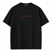 Its24heartz T-Shirts 1107 display a casual, stylish black T-shirt with a comfortable fit and simple design.