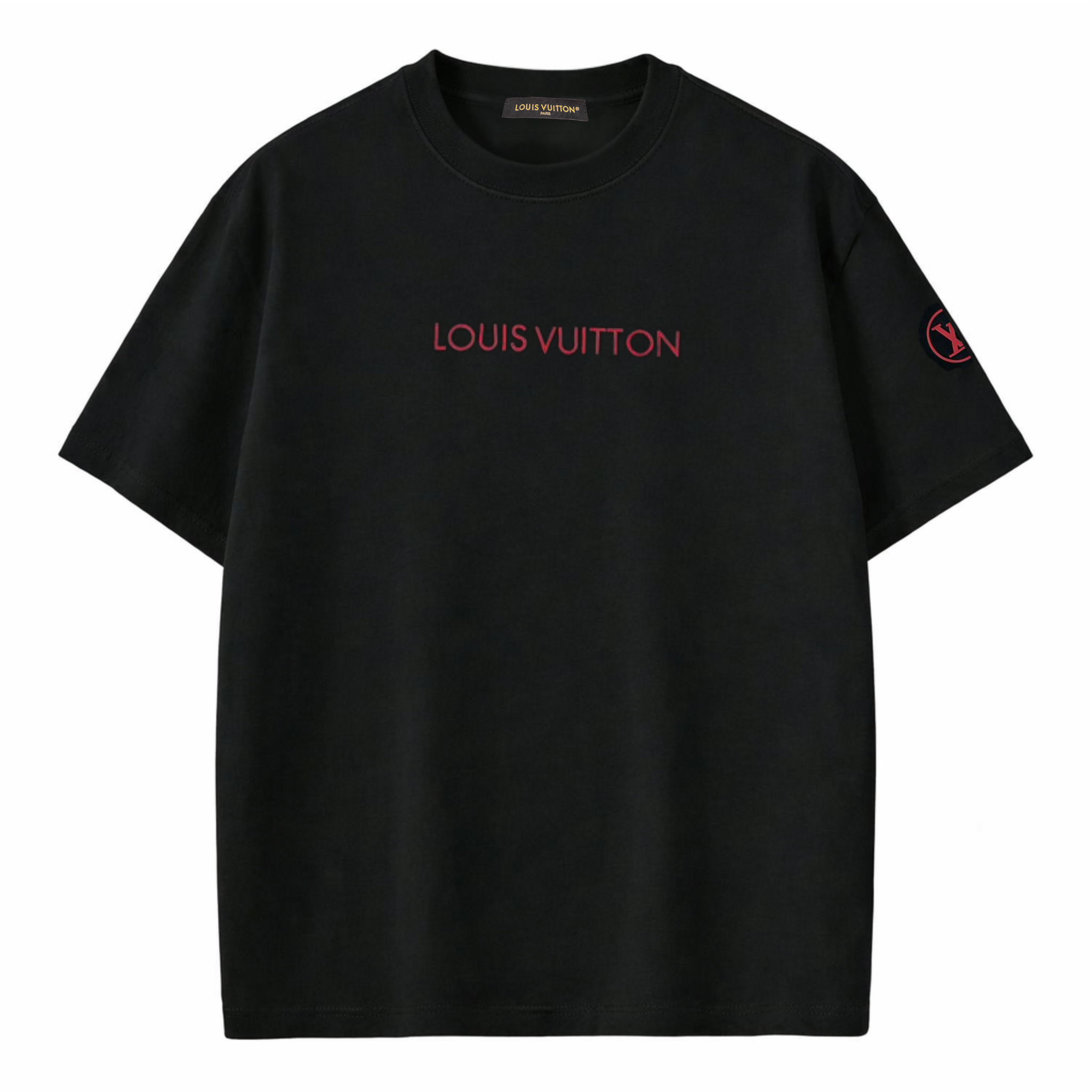 Its24heartz T-Shirts 1107 display a casual, stylish black T-shirt with a comfortable fit and simple design.