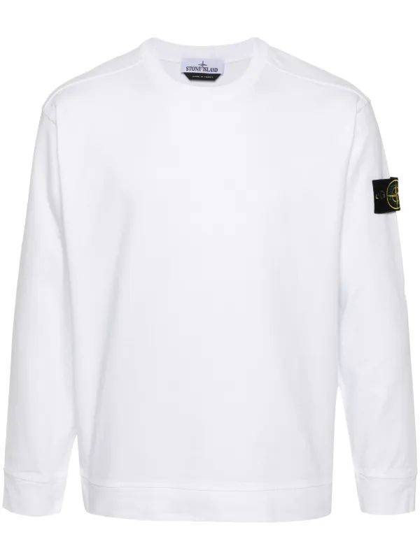 Cozy white sweater from Brandme displayed on a hanger, featuring a soft knit texture and relaxed fit.
