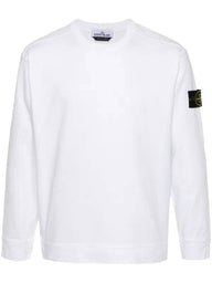 Cozy white sweater from Brandme displayed on a hanger, featuring a soft knit texture and relaxed fit.