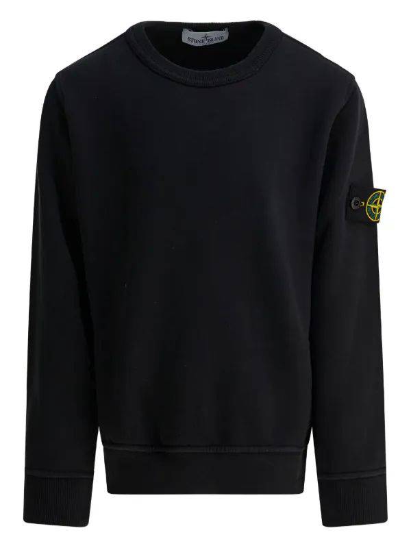 Black sweater from Brandme displayed on a hanger with a cozy knit texture and relaxed fit.