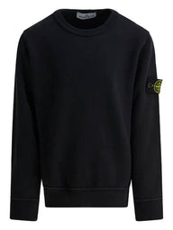 Black sweater from Brandme displayed on a hanger with a cozy knit texture and relaxed fit.