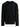 Black sweater from Brandme displayed on a hanger with a cozy knit texture and relaxed fit.