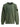 Green sweater from Brandme displayed on a hanger, showcasing its soft texture and relaxed fit.