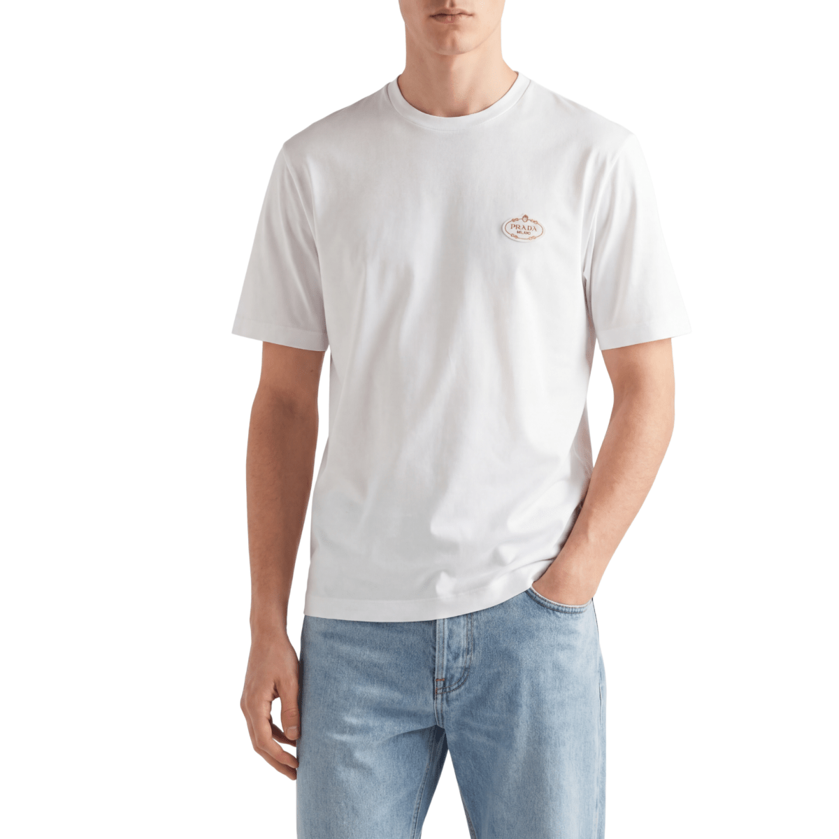 Brandme T-Shirt #23 in a vibrant color, featuring a classic crew neck and short sleeves, laid flat for display.