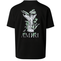 Its24heartz B.T-Shirts AMI 59 in black, showcasing a casual T-shirt with graphic design, front view, soft fabric material.