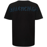 Black Its24heartz T-Shirt featuring a stylish graphic design on a soft fabric background.