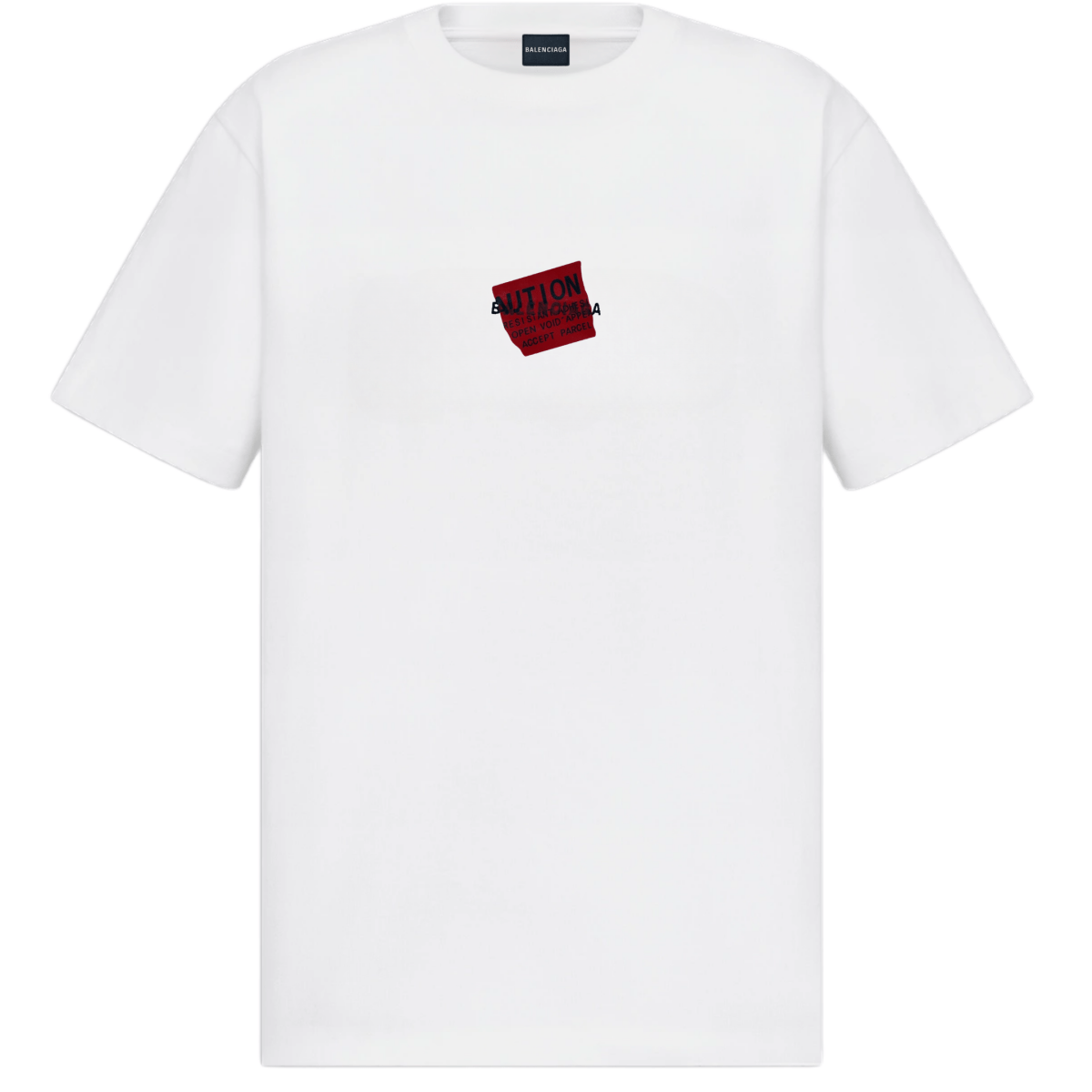 Black Its24heartz T-shirt featuring a simple design and short sleeves, laid flat on a neutral background.