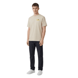 Red casual T-shirt from Its24heartz with short sleeves and round neckline, displayed flat on a white background.